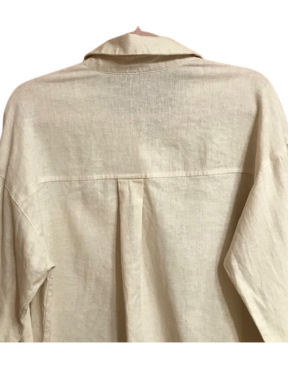 ABERCROMBIE & FITCH LINEN BLEND BUTTON SHIRT SIZE SMALL EUC - Picture 6 of 6